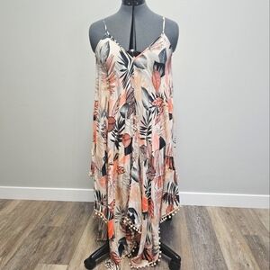 Goa Japna Asymmetrical Beachwear Swimwear Cover Up Dress  Women's Small